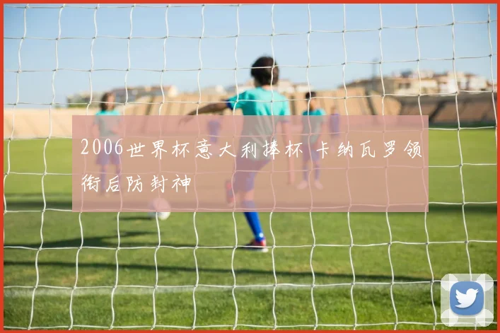 2006世界杯意大利捧杯 卡纳瓦罗领衔后防封神